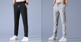 Summer Ice Silk Men's Stretch, Breathable Straight Sports Trousers