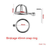 Male Stainless Steel, Catheterizable Chastity Lock