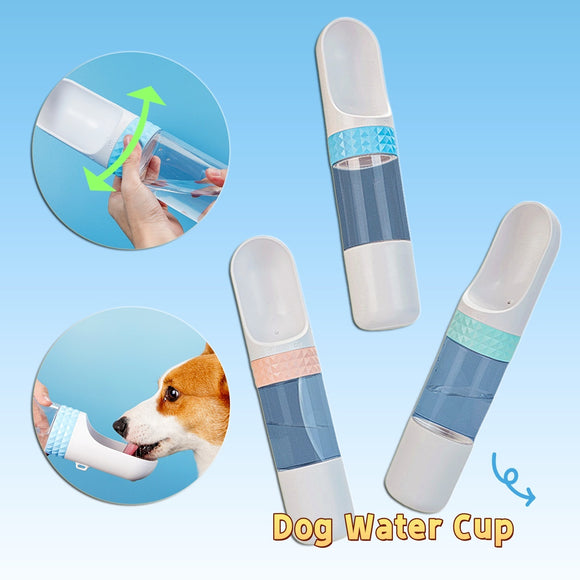 Dog Water Cup, Pets' Drinking Bowl, Outdoor Travel Water Dispenser Feeder