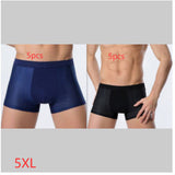 Ice Silk Men's Underwear, Mesh Boxers