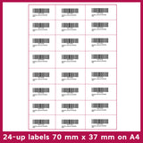 FBA Barcode Paper, Serial Number Amazon's Usage Blank Label Sticker Sheets