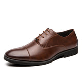 British Style Three-joint Men's Pointed Toe Shoes