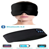 Wireless Bluetooth Sleeping Headband, Thin Soft Elastic Music Earphones, Eye Masks for Side Sleepers or Sporties