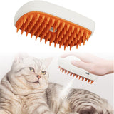 USB Rechargeable Pets' Steam Brush, Spray Massage Comb, Grooming Tools