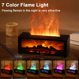 3D Flame Fireplace Aromatherapy Machine, Colorful Essential Oil Diffuser, Home Large Fog Volume Humidifier