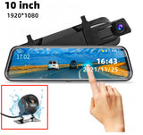 Front and Rear Dual Recording, Rear View Mirror, Dash Cam