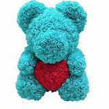 Rose Bear Eternal Creative Ornaments, Valentine's Day, Birthday, Teacher's Day Gift Idea