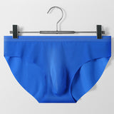 New Men's Underwear, Thin Ice Silk Briefs (Pack of 2)