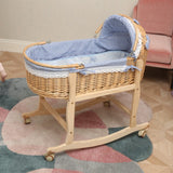 Newborn Anti-mosquito Sleeping Basket Rattan Bed Crib