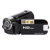 Vlog Expert, 1080P Full HD 16 Million Pixels DV Camcorder, 16X Night Shoot Digital Zoom Video Camera Screen