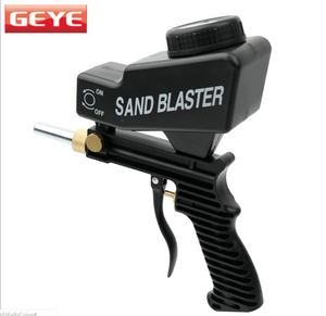 Portable Gravity Sandblasting Gun Pneumatic Set, Small Rust Sandblasting Machine