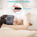 Wireless Bluetooth Sleeping Headband, Thin Soft Elastic Music Earphones, Eye Masks for Side Sleepers or Sporties