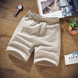 Leisure Loose, Korean Cotton and Linen, Men's Shorts