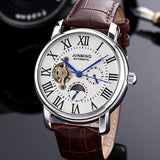 Junming Roman Characters, Men's Automatic Mechanical Waterproof Watch