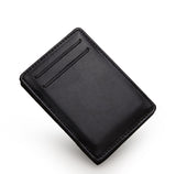 Flip PU Magic Wallet, Business Card Holder Pouch