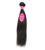 Real Human Hair, Straight Wave Curtain Natural Color Wig