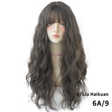 Natural Long Curly Hair-cover Wigs