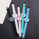 Cartoon Kids' Quartz Watch, Silicone Candy Color Students' Watch, Girls' Fashion Teens' Wristwatch