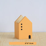 Cute Pen Holder with Wooden Room Type Desktop