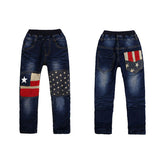 Boys' Patchwork Jeans, Kids' Trousers