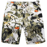 Linen Printed Five-minute Shorts