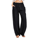 Women's Fashion, Loose Cotton Linen Casual Pants