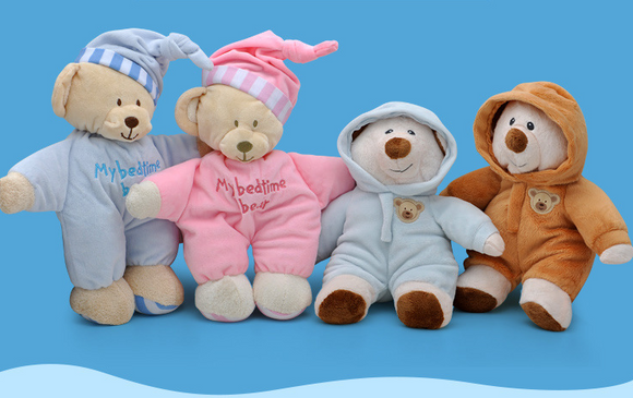 Children's Cartoon Animal Plush Dolls, Infants, Sleeping, Soothing Teddy Bear