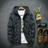 Plus-size Men's or Students' Hooded Jacket