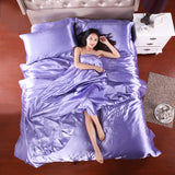 Ice Silk Suit, Quilt, Bed and Pillow Cover Set