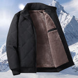 Men's Autumn and Winter Fleece Lined Coat