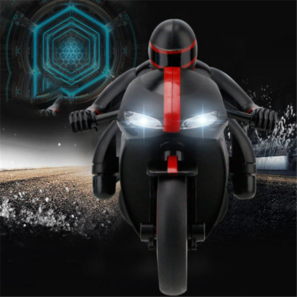 2.4GHz Mini RC Toy Motorcycle with Cool Light, High Speed Remote Control Motorbike Model, Drift Motor Toys for Kids