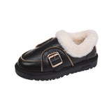 Warm Fur-trimmed Snow Shoes for Ladies