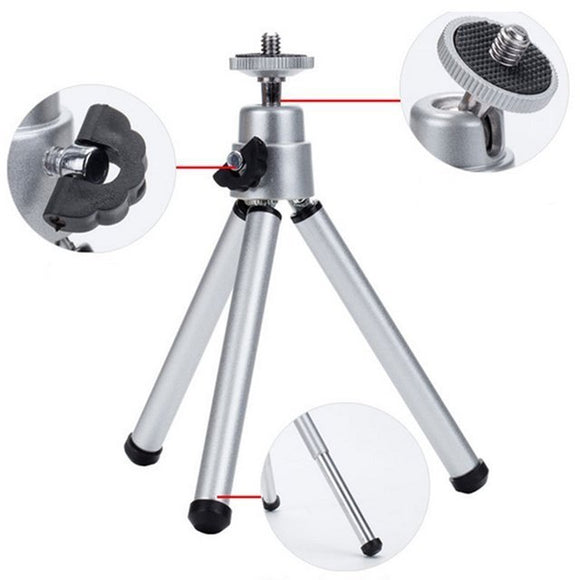 Compatible with Apple, Universal Mini Flexible Tripod Stand for Canon Nikon, Digital Cameras Camcorder