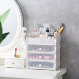 Cute Makeup Organizer, Cosmetic Storage Box Drawer, Desktop Jewelry Lipstick Christmas Gifts Storage Bins