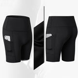 High Waist Yoga and Fitness Shorts