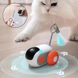 Remote Control Interactive Cat Toy, USB Charging Chasing Automatic Self-moving Remote Smart Control Car, Interactive Pet Products