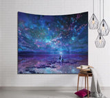 Star Guardian Indian Mandala Wall Hanging, Bohemian Gypsy Psychedelic Tapiz Witchcraft Tapestry