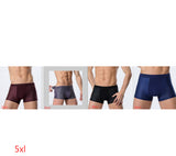 Ice Silk Men's Underwear, Mesh Boxers