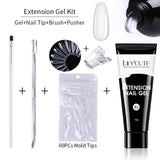 Nail Extension Gel Kit, Absorbs UV Rays