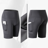 High Waist Yoga and Fitness Shorts