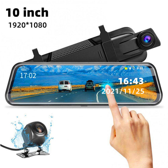 Front and Rear Dual Recording, Rear View Mirror, Dash Cam