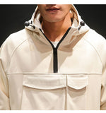 Add Fertilizer and Cashmere Multi-pocket Jacket for Men