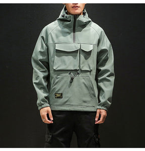 Add Fertilizer and Cashmere Multi-pocket Jacket for Men