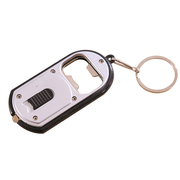 Household LED Light, Bottle Opener Keychain, Cool Gift Ideas (Pack of 2)