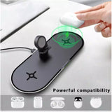 Four-in-one Multi-function Wireless Charger, Mobile Phone, Headset Charging Station