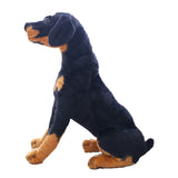 Simulation Rottweiler Dog Doll Plush Toy