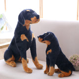 Simulation Rottweiler Dog Doll Plush Toy