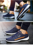 Casual Italian Breathable Leisure Male Sneakers, Non-slip Footwear, Men's Vulcanized Shoes