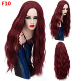 Mid-section Big Scalp, Long Curly Hair Wig