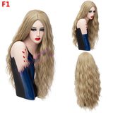 Mid-section Big Scalp, Long Curly Hair Wig